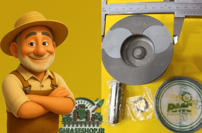 خرید خرید رینگ پیستون 192F50 دیزل 12 اسب | قطعات یدکی موتور کشاورزی با بهترین قیمت